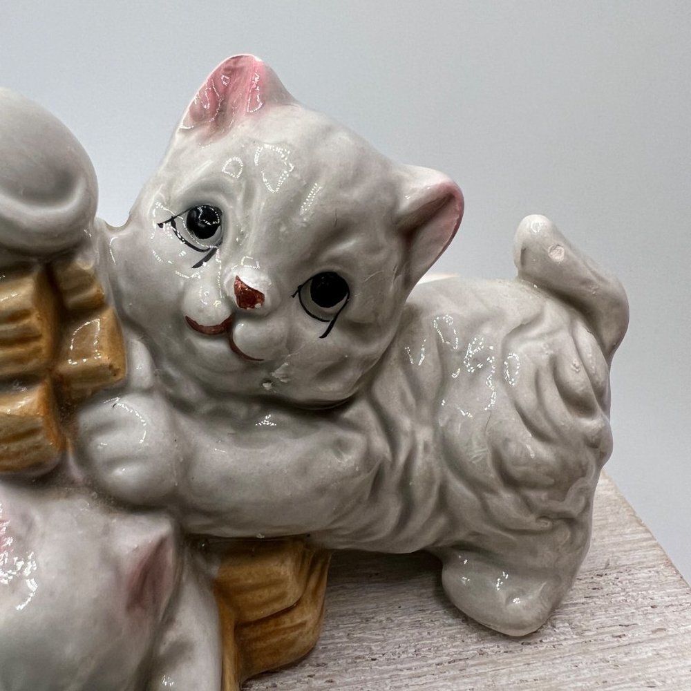 Vintage Cat Kitten Mouse Collectible Figurine Decoration - Picture 2 of 8